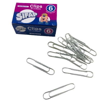 Clip Sifap N 6 (caja X50 Clips)