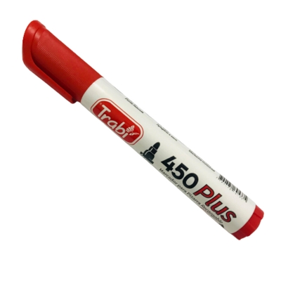 Marcador Trabi 450 Plus P/ Pizarra Recargable P. Redonda Rojo (x1)