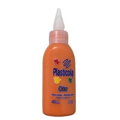 Plasticola Color Naranja 40 Grs