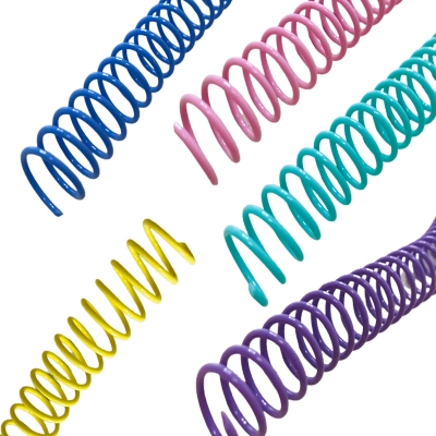 Espiral Oficio P/ Encuadernación 14mm Colores Pasteles (x Unidad)