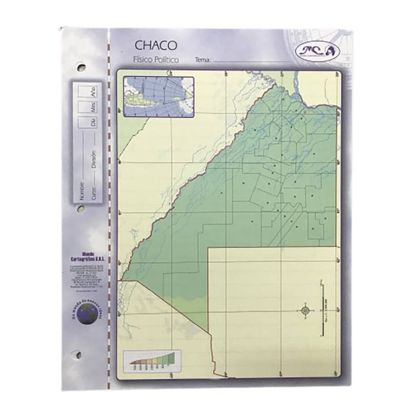 Mapas N3 Chaco Fsico Poltico (x40)