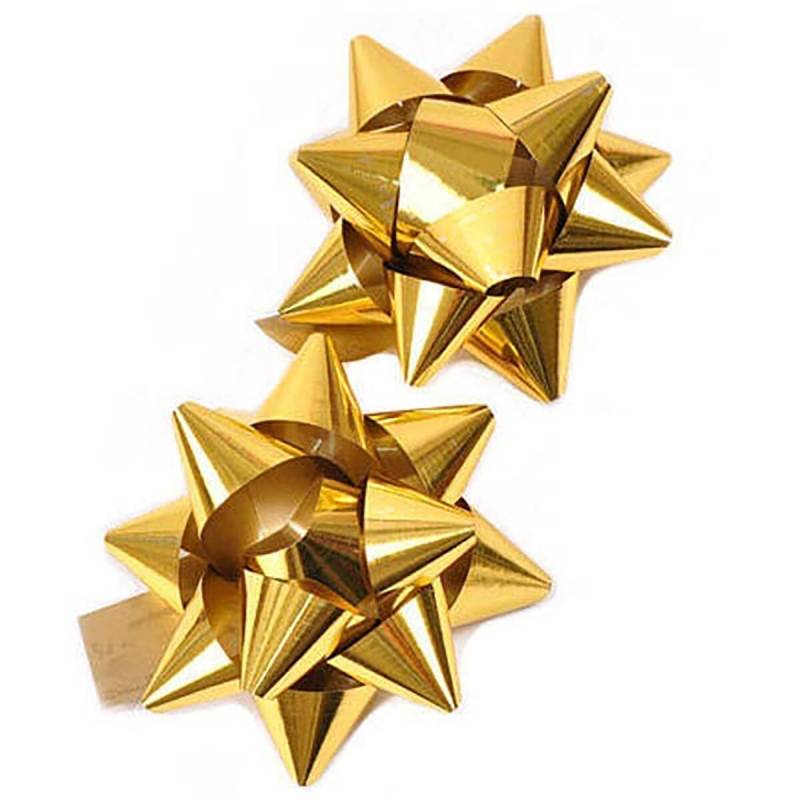 Moos Estrella Dorado O Plateado N2 C/ Adhesivo (paq X50)