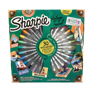 Ruleta Sharpie Vintage (30 Piezas)