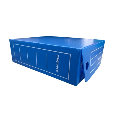 Caja De Archivo Legajo Azul (x25)
