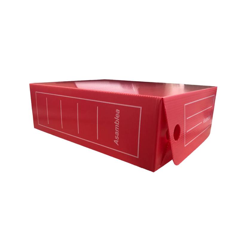 Caja De Archivo Legajo Rojo (x25)