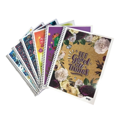 10 Cuadernos A4 Cuadriculado Tapa Flexible Femme (80 Hojas)