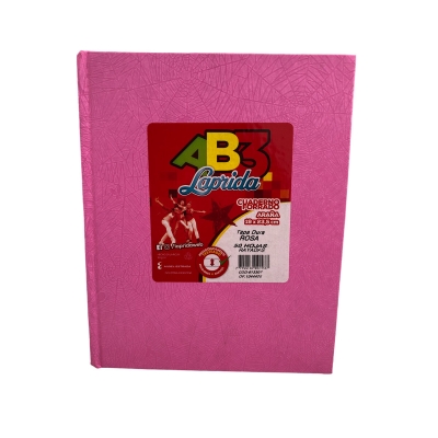 Cuaderno Abc Laprida Araa Rayado Rosa (50 Hojas)