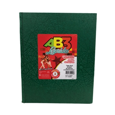 Cuaderno Abc Laprida Araa Cuadriculado Grande Verde Oscuro (50 Hojas)