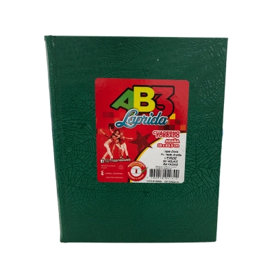 Cuaderno Abc Laprida Araa Rayado Verde Oscuro (50 Hojas)