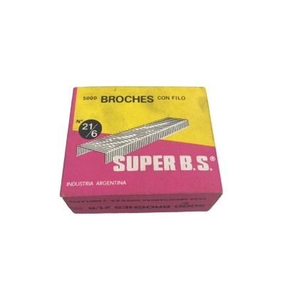 Broches Con Filo N° 21/6 Super B.s.(x5000)