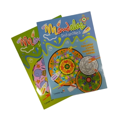 Libro Para Colorear Mandalas Infantiles