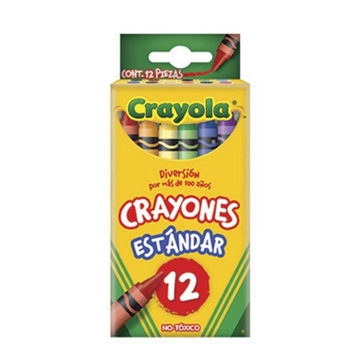Lapices De Cera Crayola X 12 Colores