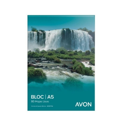 Block Avon Blanco A5 X80 Hojas
