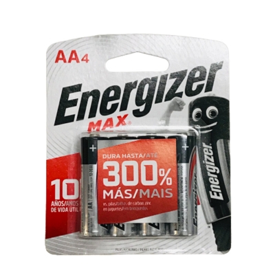 Pilas Energizer Max Aa (x4)