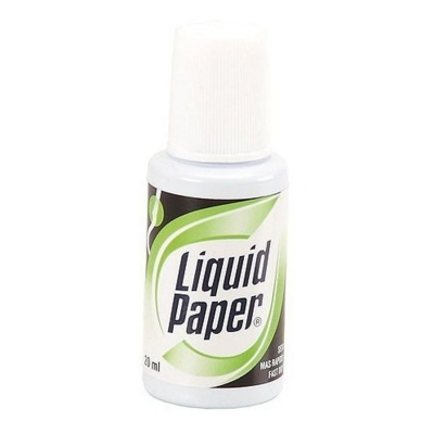 Corrector Liquid Paper Pincel En Frasco