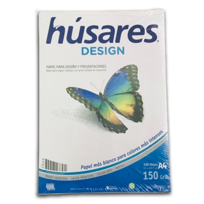 Resma Husares Design 150 Grs (100 Hojas)